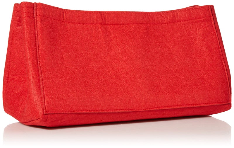 LEXSION Felt Purse Organizer Insert Multi Pocket Bag in Bag Organizer For Tote & Handbag Shaper 8008 Red XL - Image 4